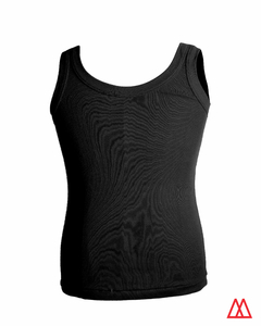 Musculosa Deportiva Entrenamiento Dama Algodón Negra. - comprar online