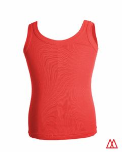 Musculosa Deportiva Entrenamiento Dama Algodón Roja. - comprar online