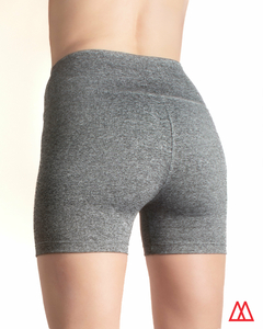 Short De Lycra Dama Gris Melange - comprar online