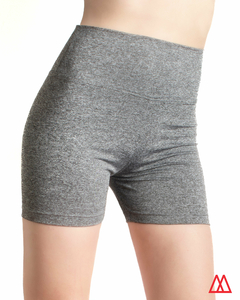 Short De Lycra Dama Gris Melange