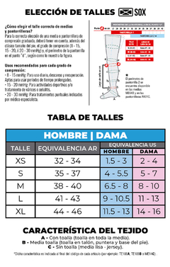 Medias Descanso Compresión. Marca: SOX - Michelangeli Deportes