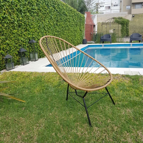 Juego Sillas Balcón O Jardín Acapulco Rio Con Mesa De Vidrio