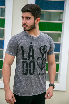 Camiseta cinza LádoCoração - comprar online