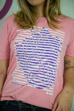 Camiseta Estampada Coração Patterns - Ládocoração