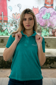 Camisa Gola Verde Feminina LádoCoração - comprar online