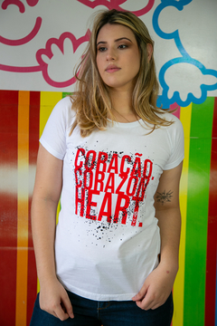 Camiseta Branca Corazón - comprar online