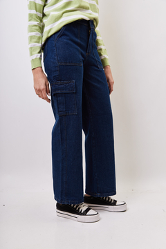 Pantalon de Jean wide leg, cargo. - Proverbio