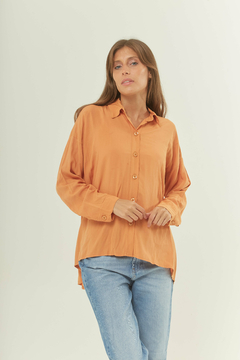 Camisa oversize de poplin - comprar online