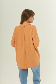 Camisa oversize de poplin - tienda online