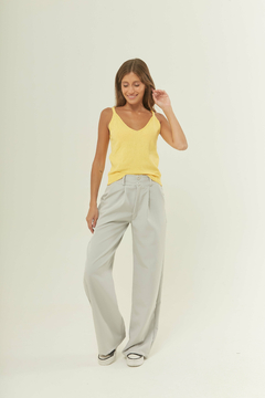 Pantalón palazzo sastrero , cintura alta. - comprar online