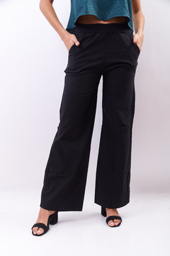 Pantalón wide leg de bengalina. - comprar online