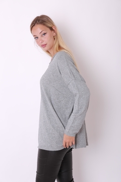 Sweater de angora, corte cuadrado. Oversize. - tienda online