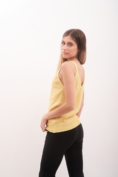 Musculosa de hilo lycra, con lurex. en internet