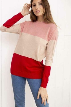 Sweater tricolor
