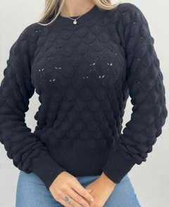 Imagen de Sweater tejido en escamas.