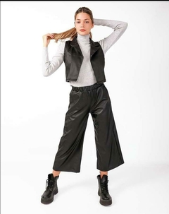 Pantalon wide leg, engomado. - Proverbio