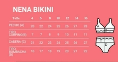 Bikini nena "be kind" con elastico ancho. Art 7303 en internet