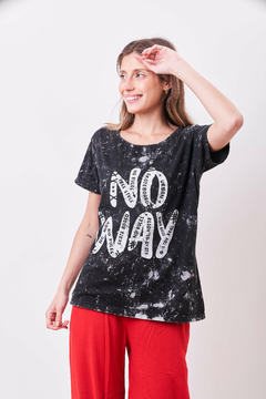 Remera de algodón, gris nevado, estampas variadas. . - comprar online