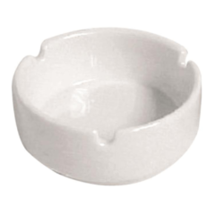 Cenicero de Porcelana de 9 cm Blanco - Ref : A3430160