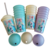 Vaso Milkshake 300cc con etiqueta de vinilo - FROZEN - Pack x5 unidades - comprar online