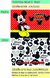 Bolsitas de tela con botones - Rectangulares - MICKEY - Pack x5 unidades