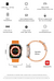 Smartwatch W68 Ultra Max Serie 8 49mm NFC Trava Para Pulseiras Cor:Preto. na internet