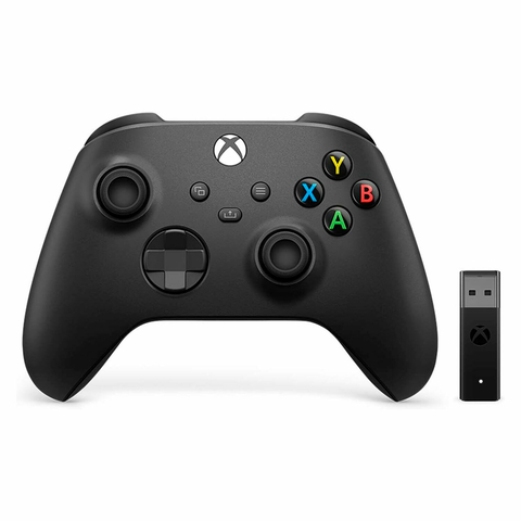 JOYSTICK Microsoft Xbox Series + Adaptador Inalámbrico para PC - Negro