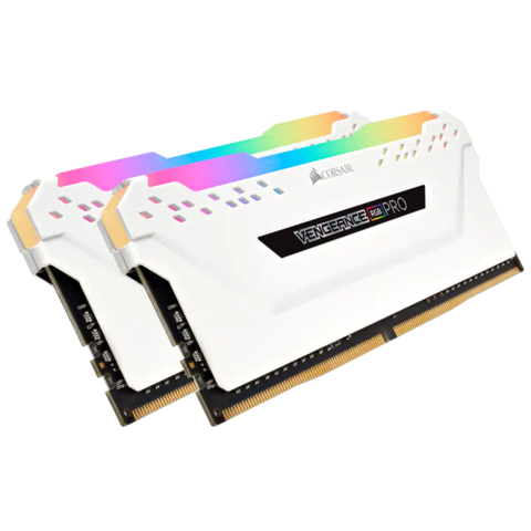 MEMORIA RAM CORSAIR 16GB (2x8) 3000MHz VENGEANCE PRO WHITE RGB