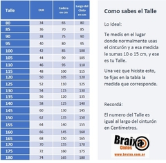 Cinturón Marinero SOL de Cashmilon - comprar online