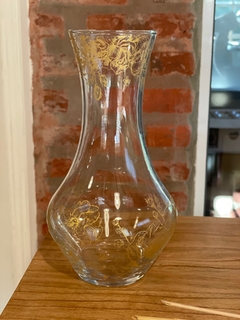 DECANTER GLASS GOLDEN