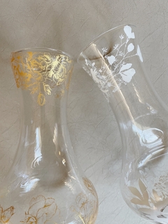 DECANTER GLASS GOLDEN - comprar online