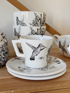 TAZA RECTANGULAR COLIBRÍ