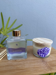 Kit aromatizador de ambiente + vela aromática