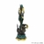 Adorno Decorativo Artesanal de Bronze Maciço Saraswati 15cm - APSARA