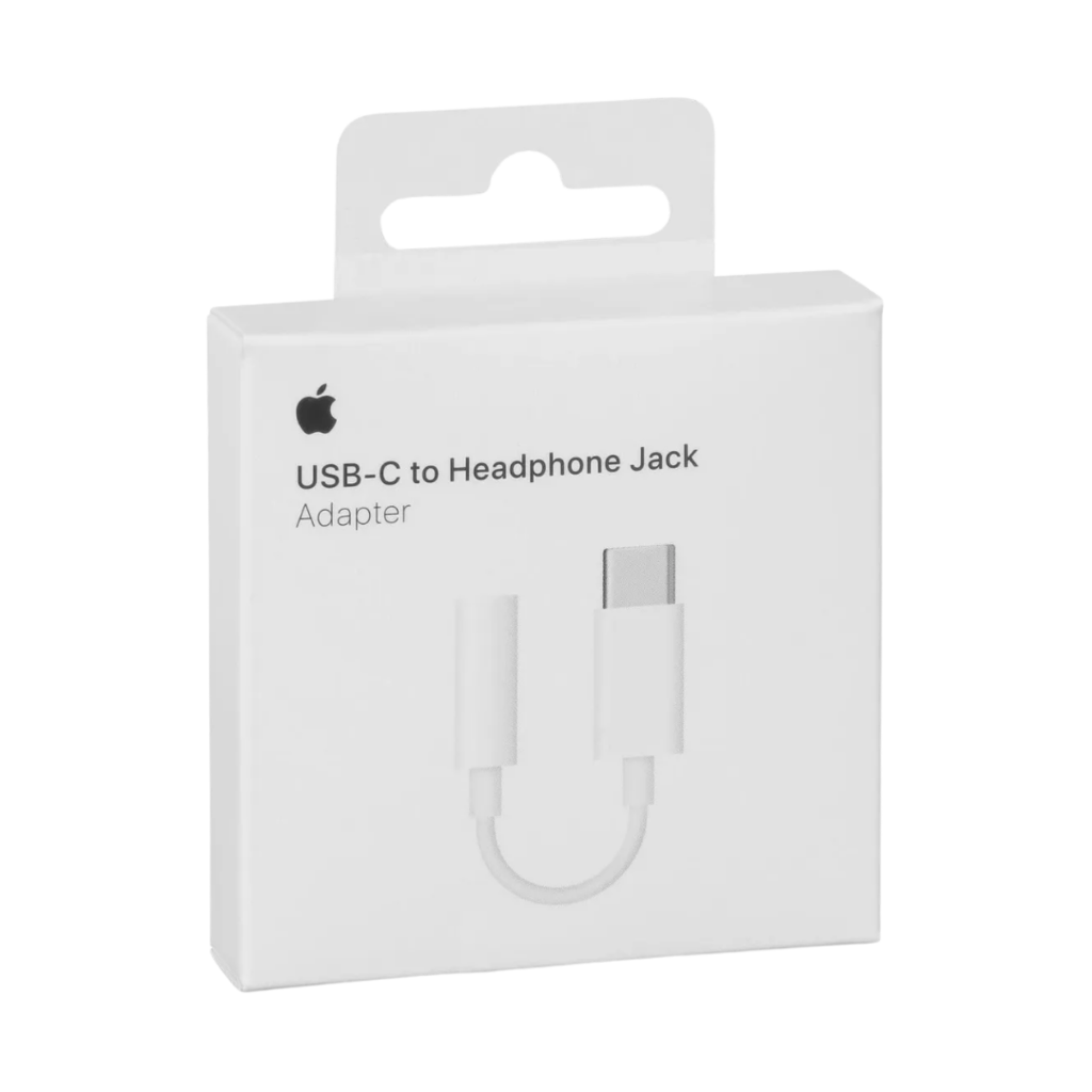 Adaptador iPhone Audífonos Original Apple Usb Tipo-c A Jack