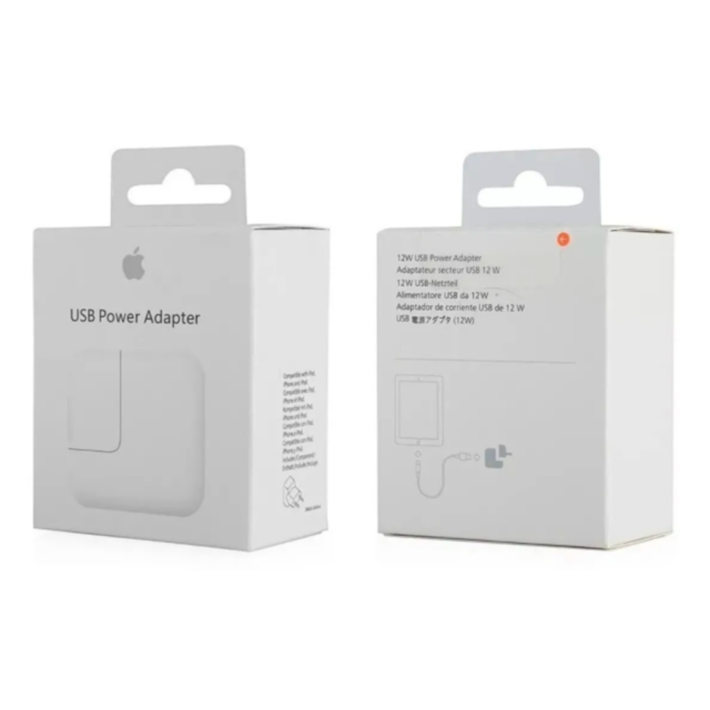 Cargador Original Apple 12W para iPhone/iPod/iPad (Mod: Md836ll/a)