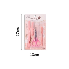 Kit Sobrancelhas Tesoura Navalha Pente Design Beauty tools