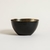 Bowl Cuadrado de Acero inoxidable Black & Golden Nischa (0124085)
