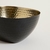 Bowl Cuadrado de Acero inoxidable Black & Golden Nischa (0124085) - comprar online