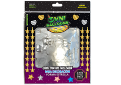 Cortina Metalizada Estrellas - comprar online