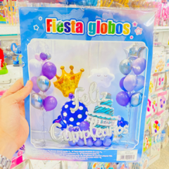 Set Fiesta Globos Purpura