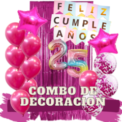 Combo Decoracion - Cotillon Felices Fiestas