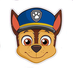 Antifazes paw patrol x10