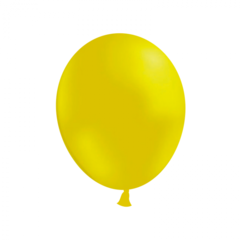 Globos Globolandia Perlados Amarillo 12" x25