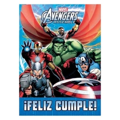 Afiche de Feliz Cumple Avengers x1