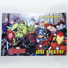 Invitacion Avengers x10