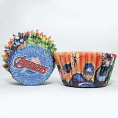 Pirotin para cupcake Avengers x25