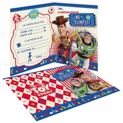 Invitacion toy story x10