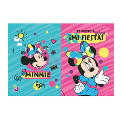 Invitacion minnie x10