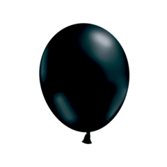 Globos Globolandia Perlados Negro 12" x25